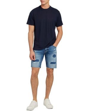 Guess Eco Wyatt Patch Shorts - Blue