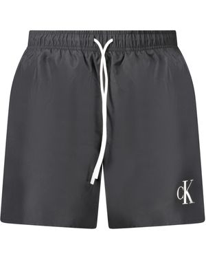 Calvin Klein Ck Jeans Medium Drawstring Boardshorts - Grijs