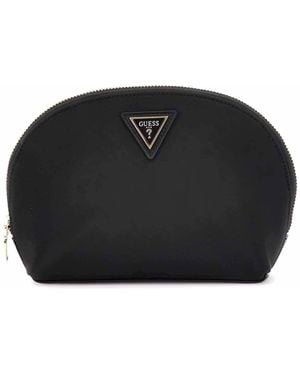 Guess Dome Cosmetic Pouch Black