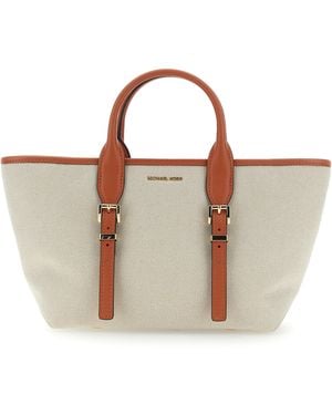 Michael Kors Sm Satchel Hand Bag - Brown