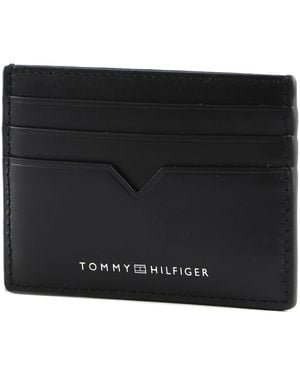 Tommy Hilfiger Portemonnaie TH Modern Leather CC Holder Klein - Schwarz