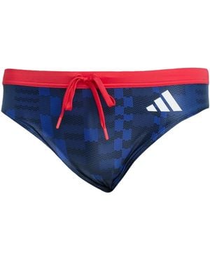 adidas Tom Daley Badehose Legend Ink/Pure Ruby L/XL - Blau