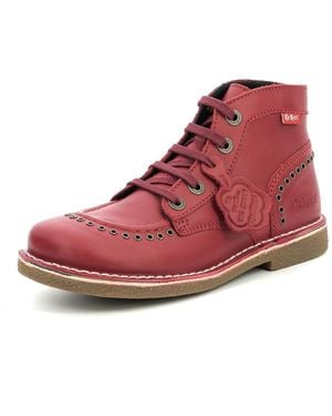 Kickers Legendiknew Oxford-Schuh - Rot
