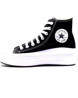 Converse 568497C wmns Platform Move Hi Col. Nero Bianco Nero Bianco/36 1/2