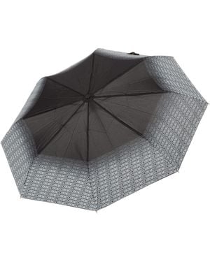 Moschino Damen Regenschirm black - Grau
