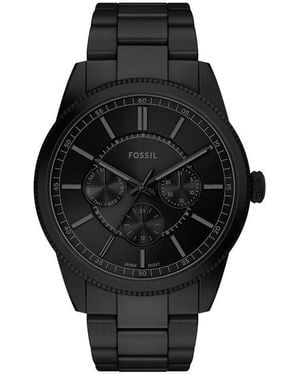 Fossil Orologio Analogico al Quarzo Uomo con Cinturino in Acciaio Inossidabile FS6135 - Nero