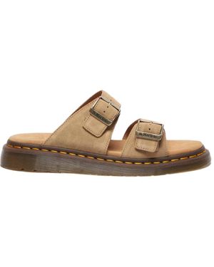 Dr. Martens Sandali piatti Josef Donna Pelle - Marrone