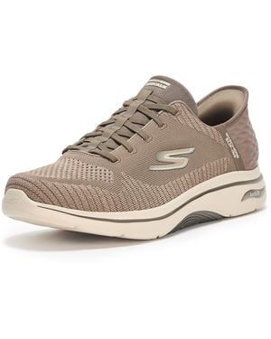 Skechers Go Walk Arch Fit 2.0 Grand Select 2 Trainer - Natural