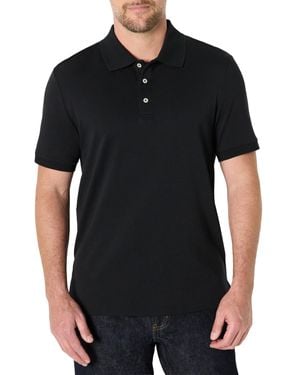 Amazon Essentials Interlock -Poloshirt - Schwarz