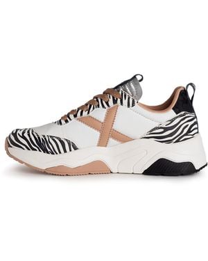 Munich Wave, Zapatillas para Mujer, Blanco 125, 41 EU - Azul