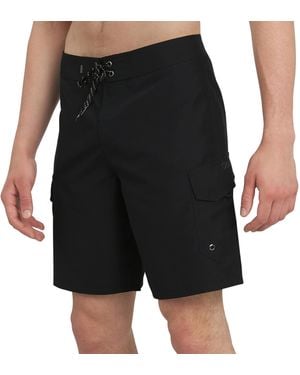 Quiksilver S Swimwear Regular Fit Fixed Waist Upf 50 Quick Dry 22 Inch Board Shorts - Black