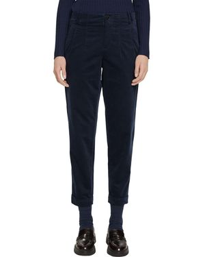 Esprit Cordhose im Jogger-Stil - Blau