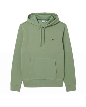 Lacoste Classic Fit Fleece Hoodie - Green