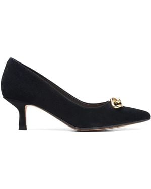 Clarks Violet 55 S Heels Black 6.5 Uk - Blue