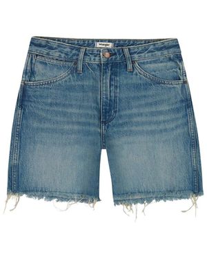 Wrangler Cowboy Short 5 Inch Denim - Blue
