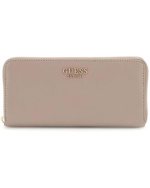 Guess Laurel Slg Large Zip Around - Black