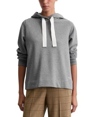 Marc O' Polo Marc OߴPolo Hoodie aus Bio-Baumwolle mit Breiten Kordeln - Grau