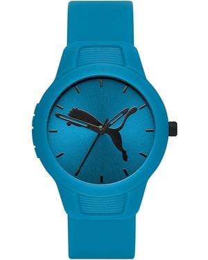 PUMA Orologio Quarzo con Cinturino in Nessuno 4013496511994 - Blu
