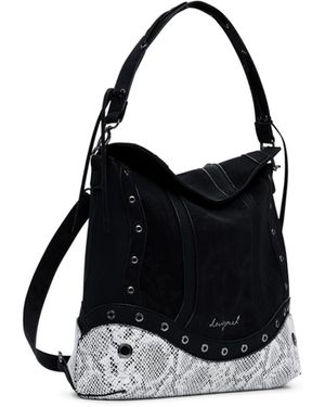 Sac à Dos Desigual Mickey Rock Pretoria 2.0 - Noir - Sac De Loisirs Pour École, Voyage, Quotidien - 8