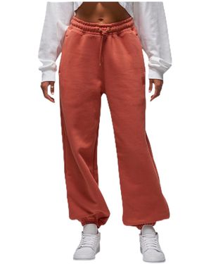 Nike J FLT Fleece Lässige Hose - Rot