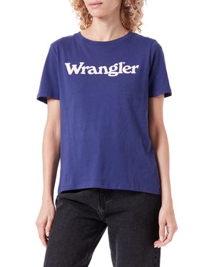 Wrangler Regular Tee Camicia - Blu