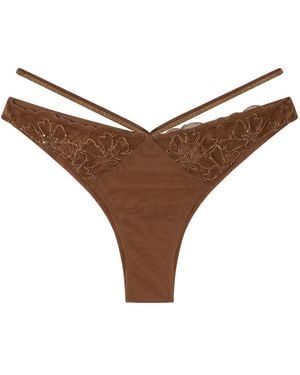 Women'secret Braga Brasileña Colección Autumn Rose - Marrón