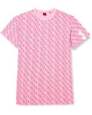 HUGO Unite_nighty Printed Night_dress - Pink