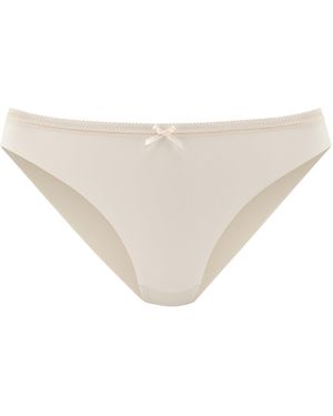 S.oliver Slip in Puder aus weichem Microtouchmaterial - Weiß