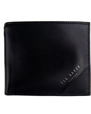 Ted Baker Prugs Billfold Wallet Navy One Size - Black
