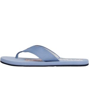 Tommy Hilfiger Flip Flops Corporate Beach Sandal Breiter Zehenriemen - Schwarz
