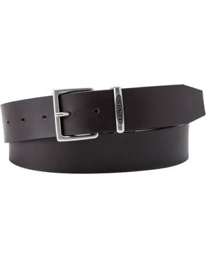 Levi's Flat Keeper Normal Buckle Belt - Black