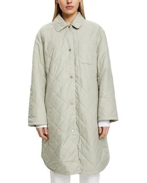 Esprit Ultraleichter Steppmantel - Grau