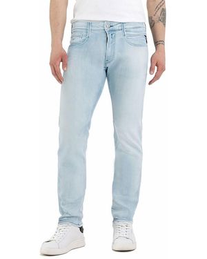 Replay Adult M914 Anbass Hyperflex Jeans - Blue