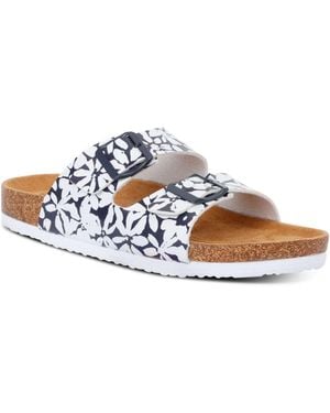 Regatta Navy White Floral - Blue
