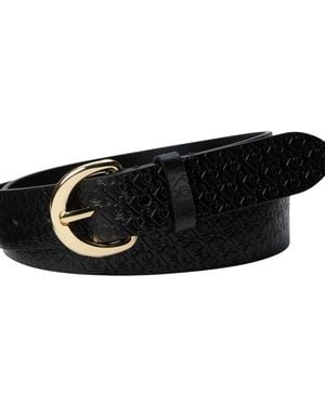 Calvin Klein Jeans Classic Buckle Aop 30mm Lv04k7019g Belts - Black