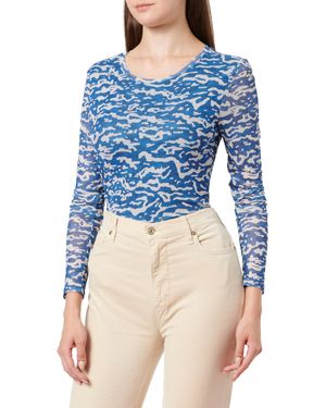 S.oliver T-Shirt Langarm Blue 42 - Blau