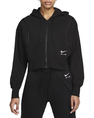 Nike W NSW AIR FLC HD FZ 010 BLACK/BLACK/WHIT Gr. - Schwarz