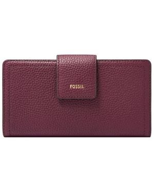 Fossil Logan Bi-fold Wallet - Purple