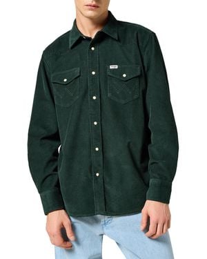 Wrangler Herren Western Shirt - Green