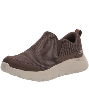 Skechers Gowalk Flex-Athletic Slip-On Casual Loafer Walking Shoes with Air Cooled Foam Sneaker - Marrone
