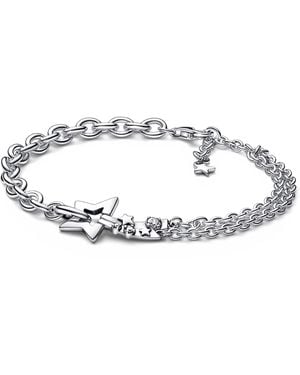 PANDORA Disney, Bracciale Chiusura Lilo & Stitch - Metallizzato