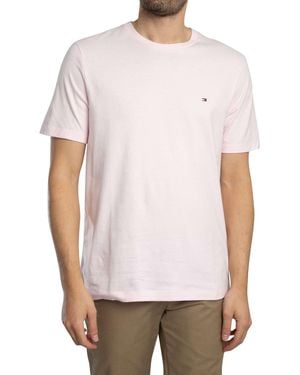 Tommy Hilfiger Ess Seasonal Reg Fit Solid Tee Mw0Mw39995 T-Shirt S/S - Blanc