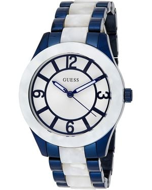 Guess Orologio Analogico Quarzo da Donna con Cinturino in Acciaio Inox W0074L3 - Blu