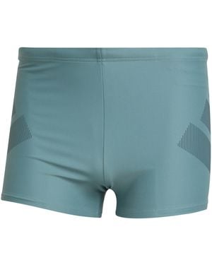 adidas Big Bars Swim Boxers Costume a Slip - Blu
