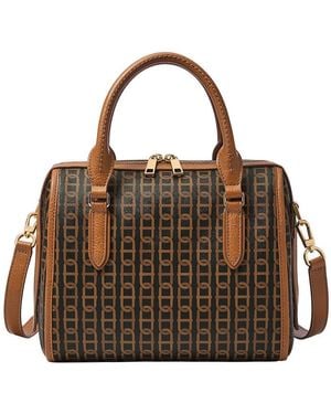 Fossil Satchel - Brown