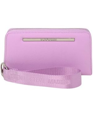 Steve Madden Bzip-Web-Armband mit umlaufendem Reißverschluss - Lila