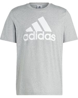 adidas M Bl Sj T Maglietta - Grigio