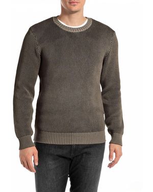 Replay Uk4468 Pullover - Grigio