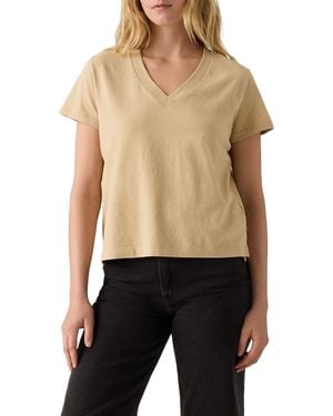 Levi's Boxy Vneck Tee T-shirt - Black