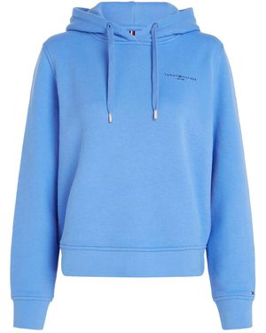 Tommy Hilfiger Hoodie Logo - Blauw
